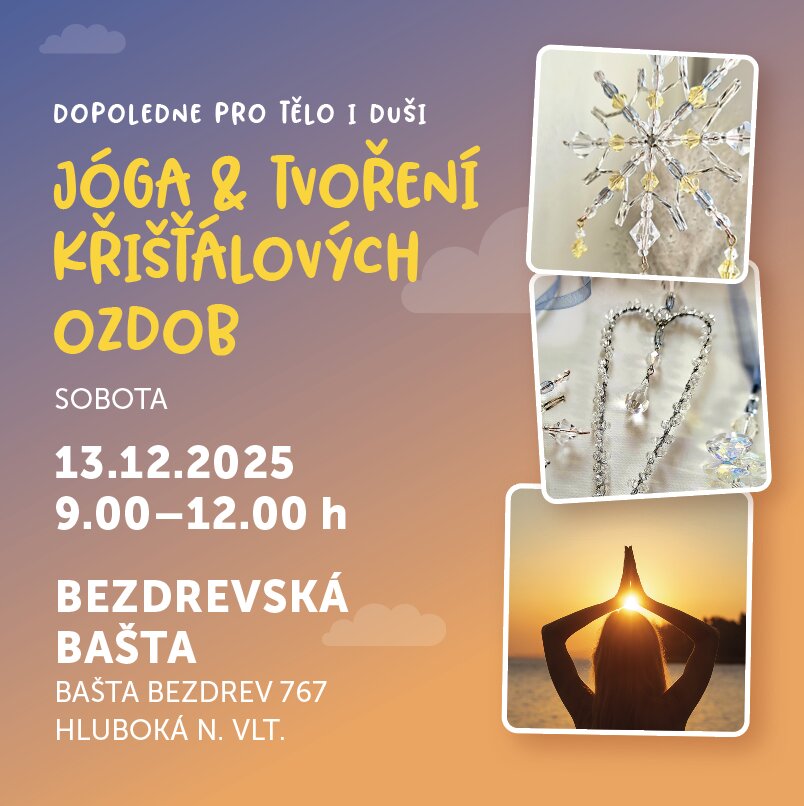Jóga a tvoření křišťálových ozdob