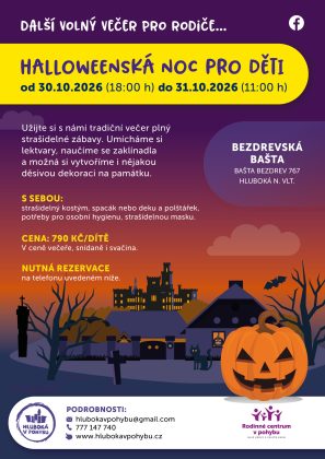 hlubokavpohybu_tematickanoc_halloween_rijen2026_plakat